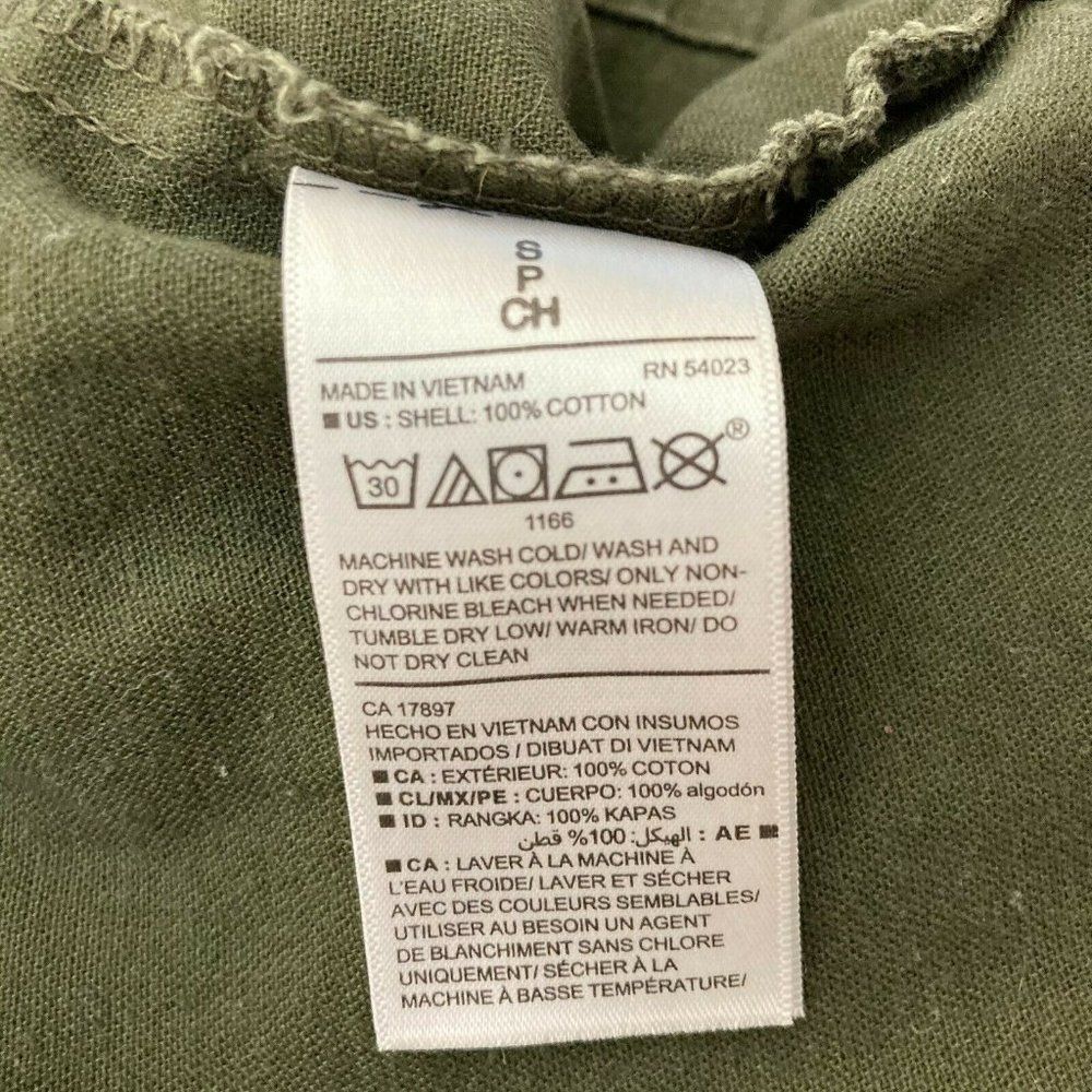 Old Navy 100% Cotton Olive Safari Utility Jacket - Picture 7 of 12
